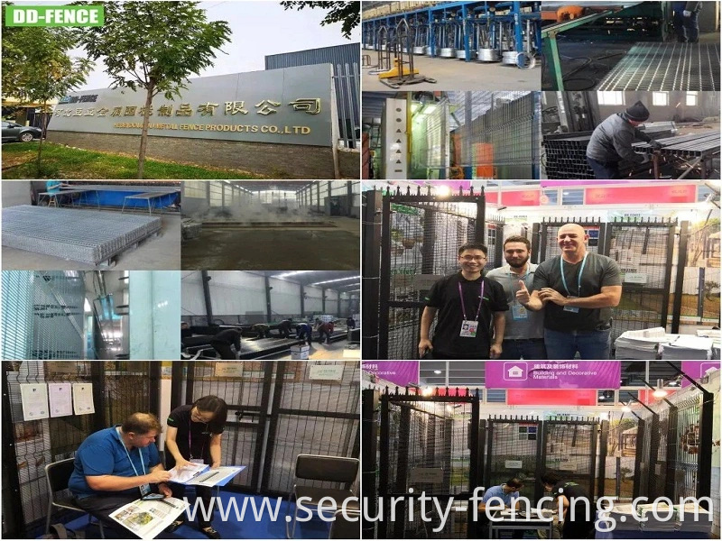 Powder Coated Galvanized Normesh Wall Security Fence for Airport